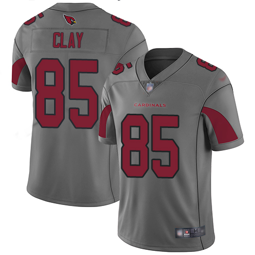 Arizona Cardinals Limited Silver Men Charles Clay Jersey NFL Football #85 Inverted Legend